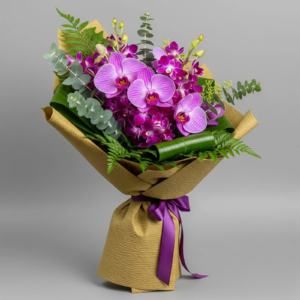 Exotic Purple Orchid Bouquet