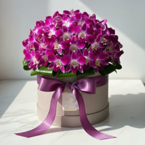 Purple Orchid Bloom Box