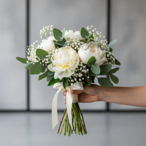 Elegant White & Green Arrangement
