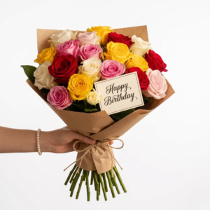Radiant Birthday Roses Bouquet