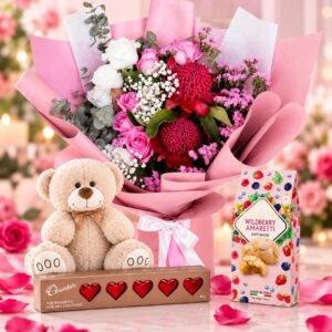 Birthday Gift Hamper with Flowers