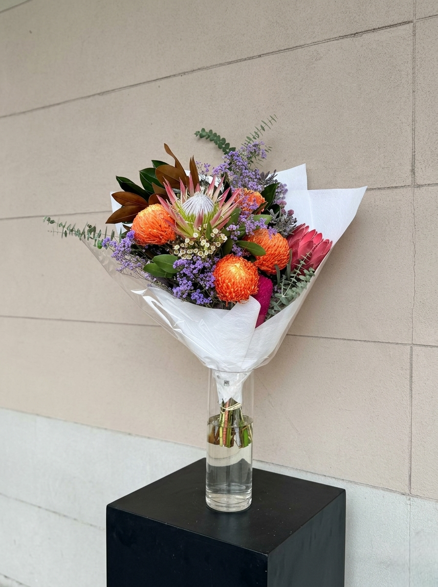 The King Protea Sunburst